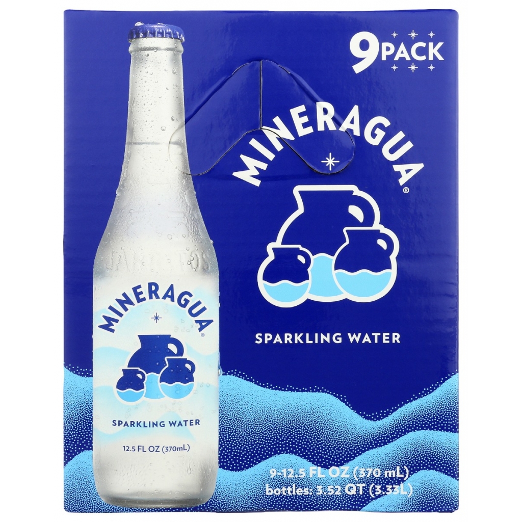 Mineragua Sparkling Water, 9-Pack, 112.5 oz