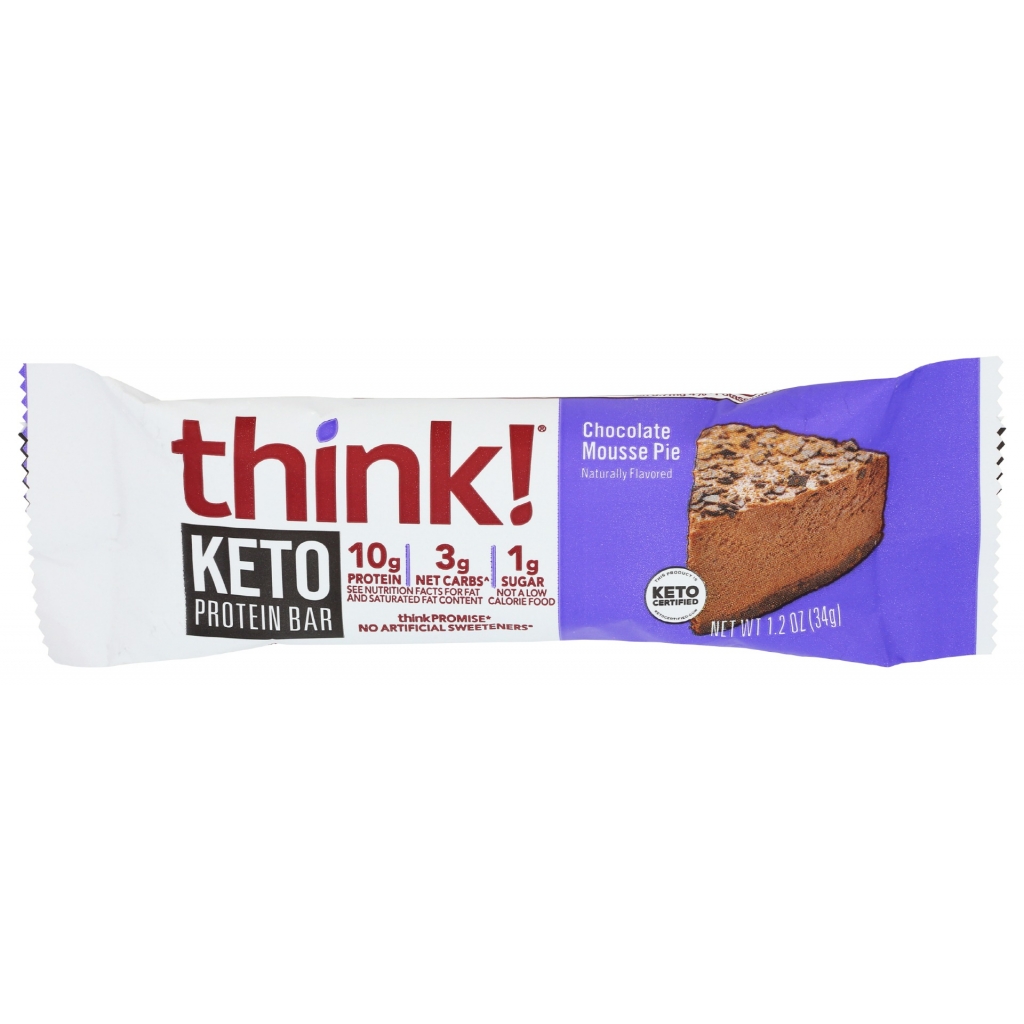 Keto Chocolate Mousse Pie Protein Bar