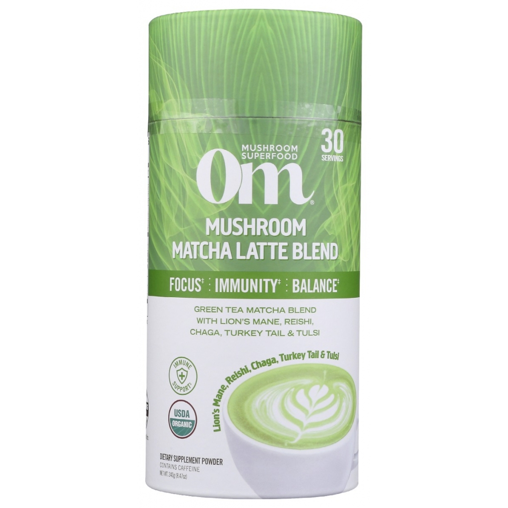 Organic Mushroom Matcha Latte Blend - 240 gm