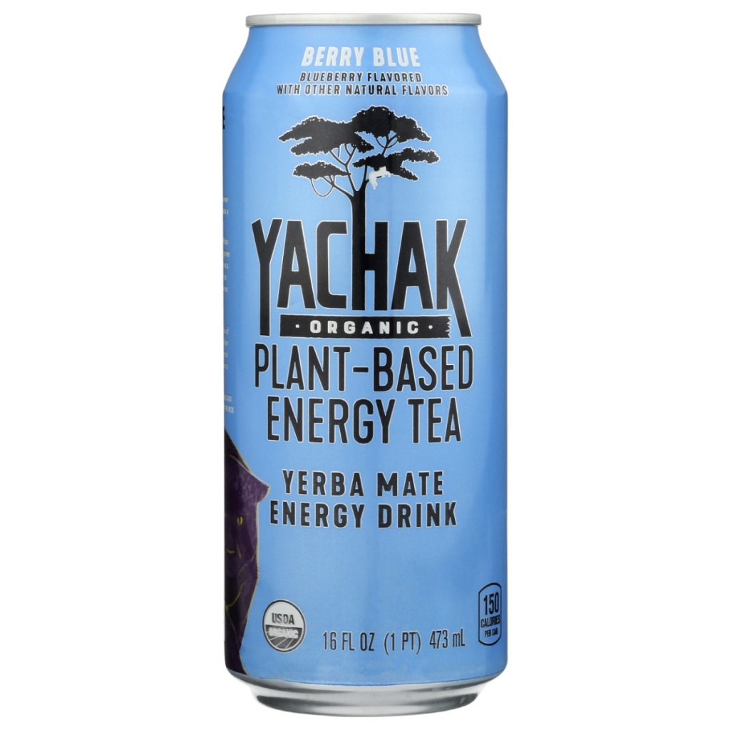 Berry Blue Yerba Mate Energy Drink, 16 fl oz