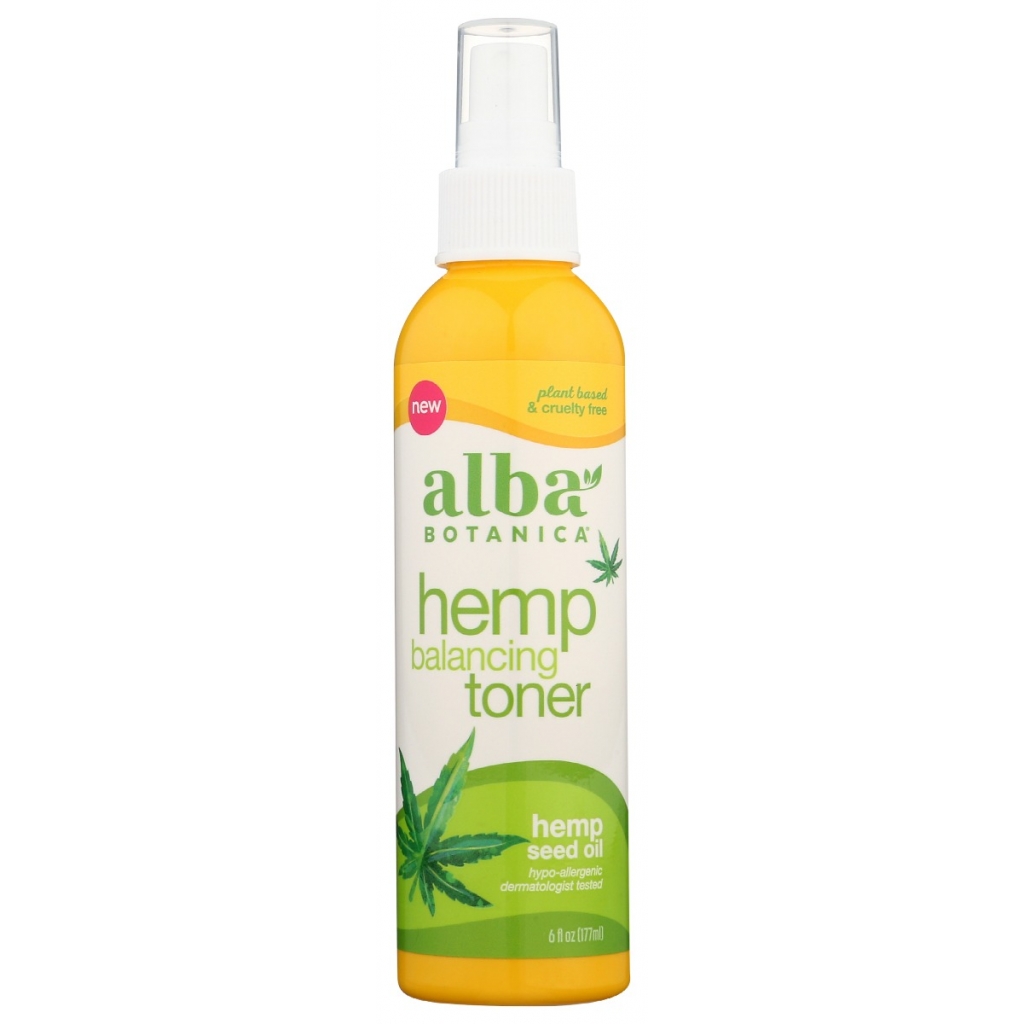 Hemp Balancing Toner for Stress Relief, 6 oz