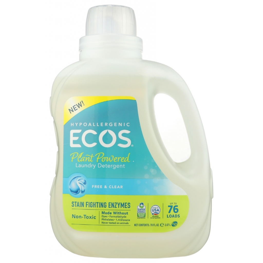 ECOS® Free & Clear Laundry Stain Fighting Enzymes - 70 oz