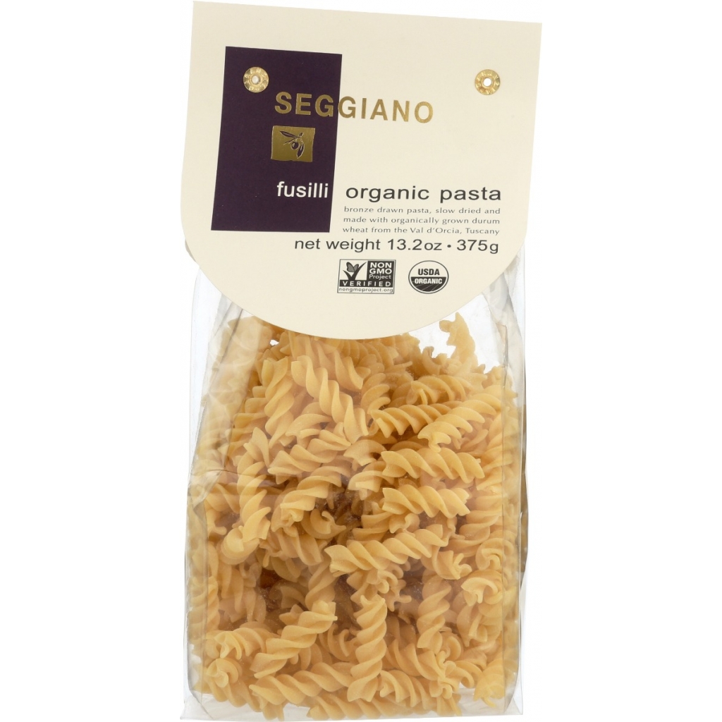 Certified Organic Fusilli Pasta – 13.2 oz