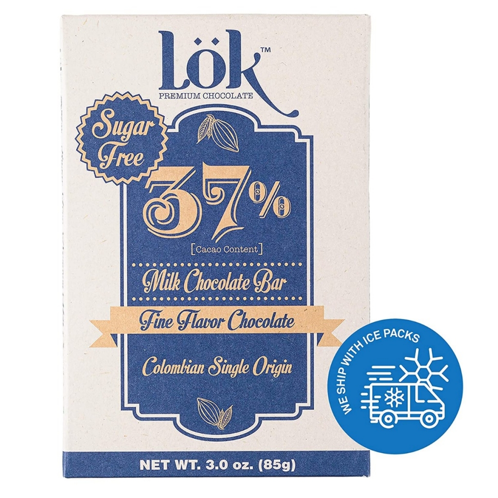 Sugar-Free Milk Chocolate Bar - 3 oz