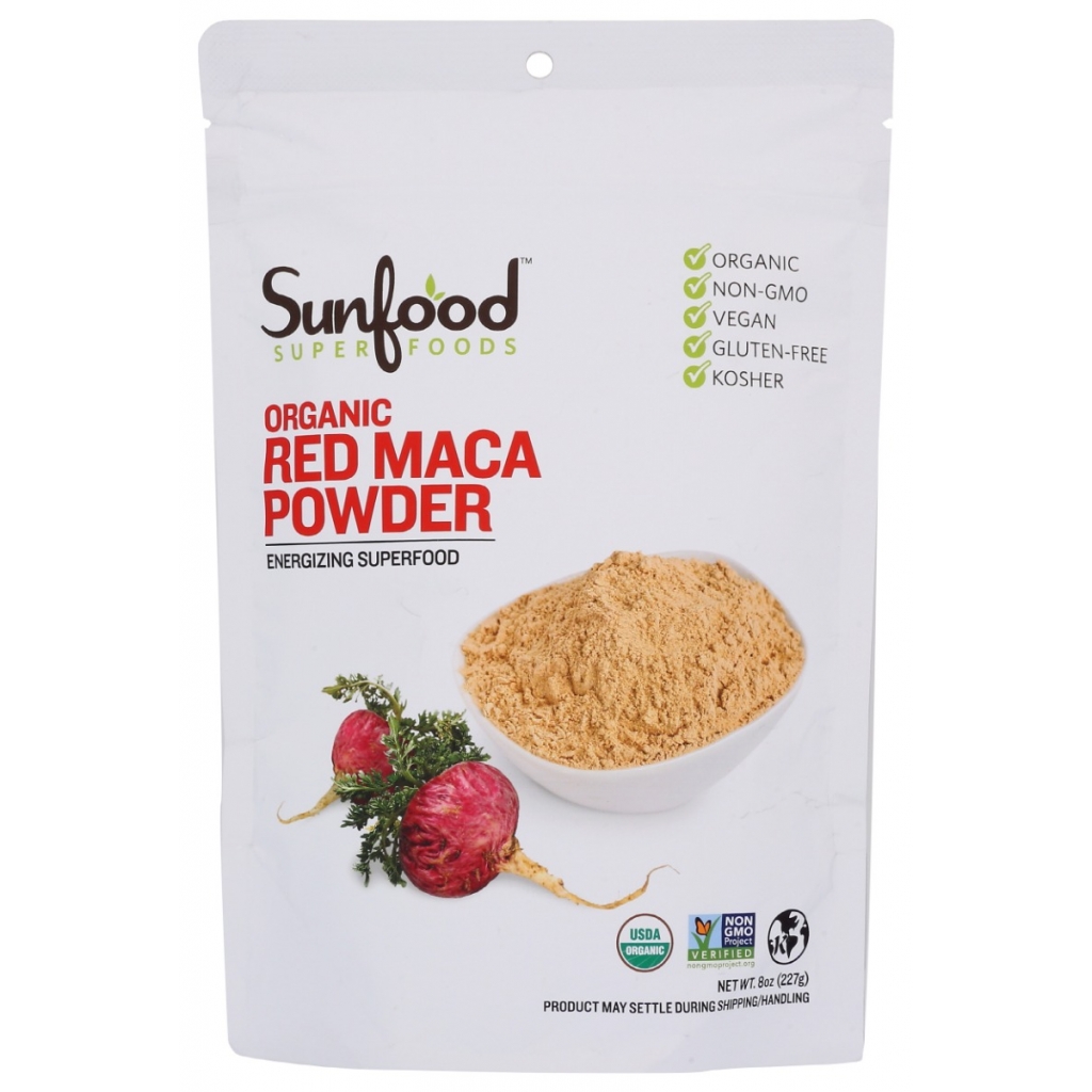 Red Maca Powder - Nutrient Rich, 8 oz