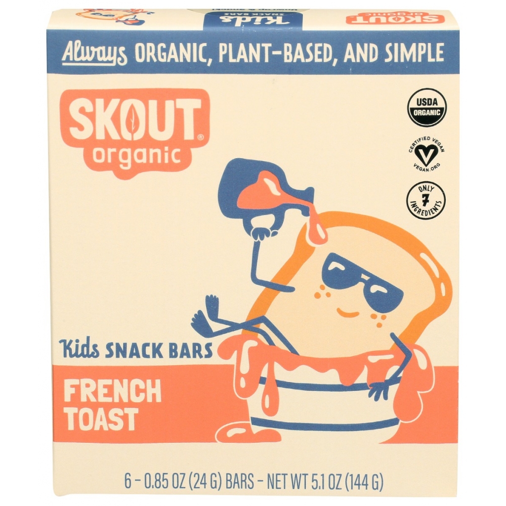 Deliciously Sweet French Toast Snack Bar for Kids (5.1 oz)