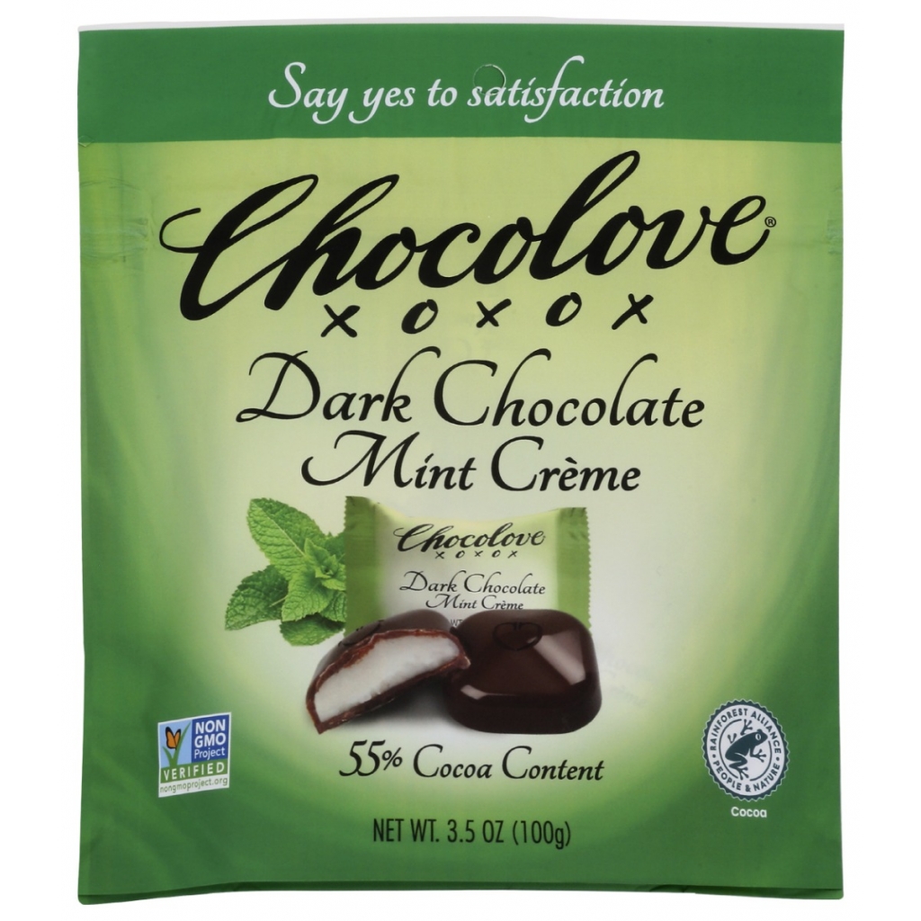 Dark Chocolate Mint Crème Bites - 3.5 oz