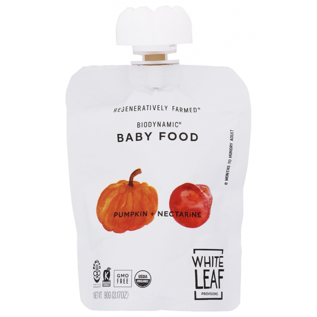 Nutrient-Rich Baby Food, Pumpkin and Nectarine, 3.17 oz