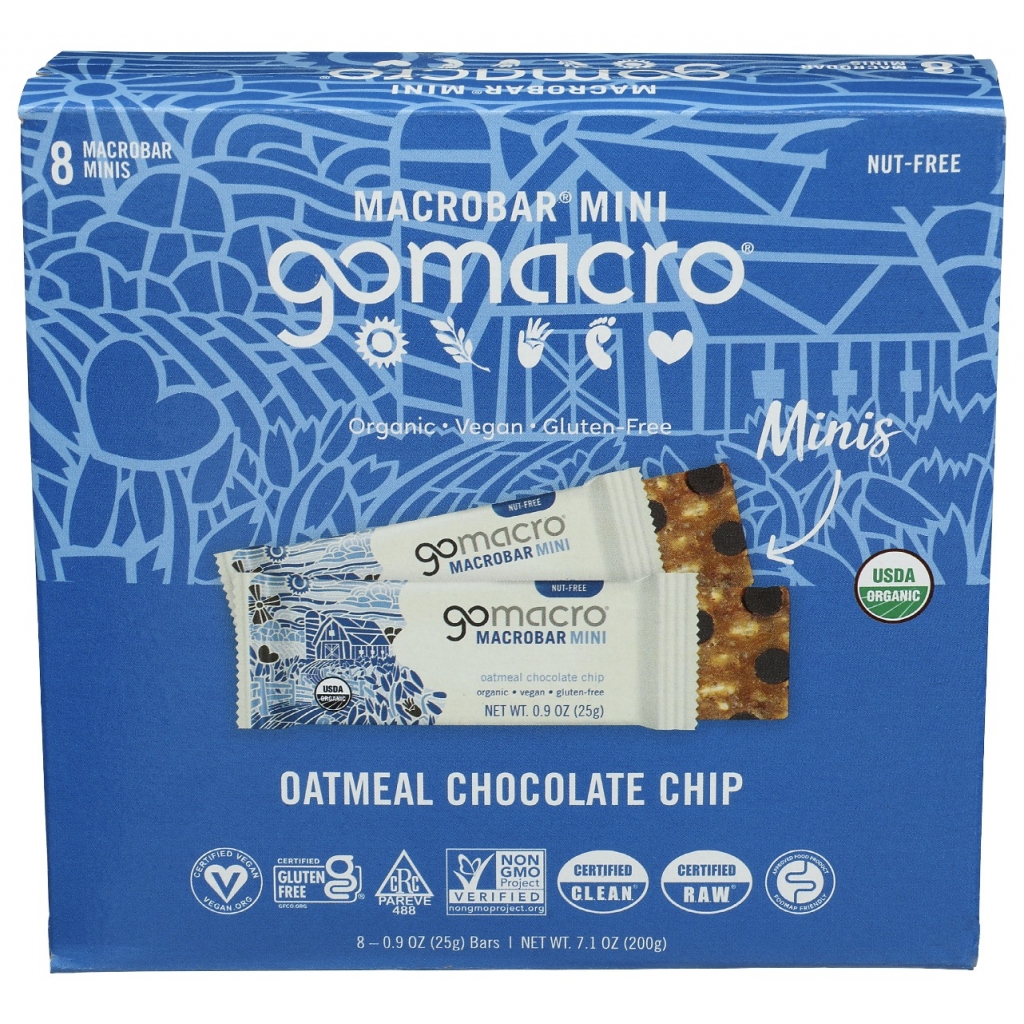 Nut-Free Oatmeal Chocolate Chip MacroBar® - 7.2 oz