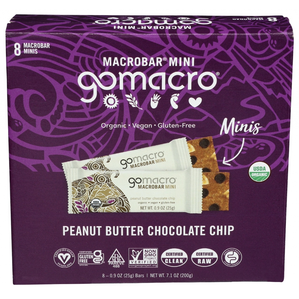 Peanut Butter Chocolate Chip MacroBar Mini (8-Pack) - 7.2 oz