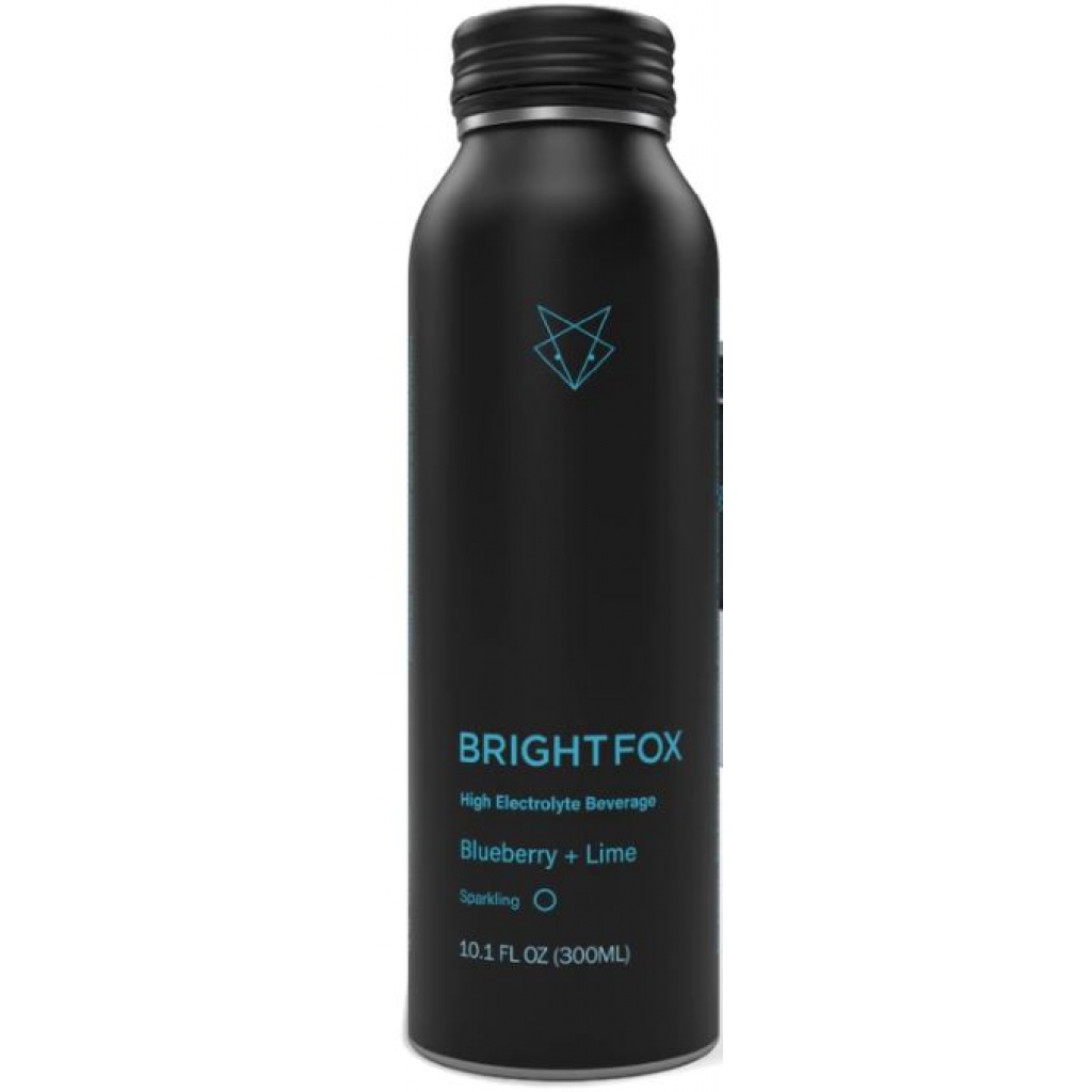 BrightFox Sparkling Blueberry Lime - 10.1 fl oz