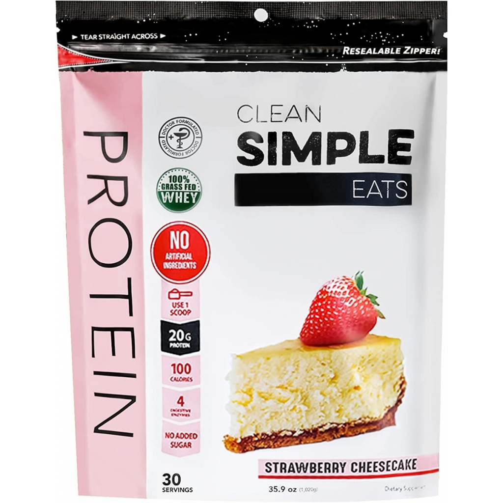 Premium Strawberry Protein Powder, 36 oz