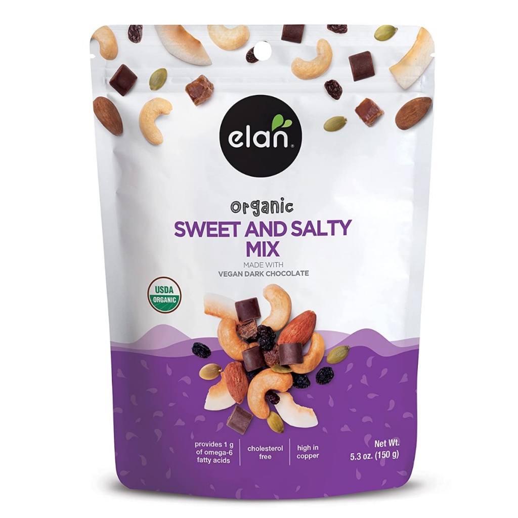 Organic Sweet and Salty Mixed Nuts, Fruits, and Chocolate