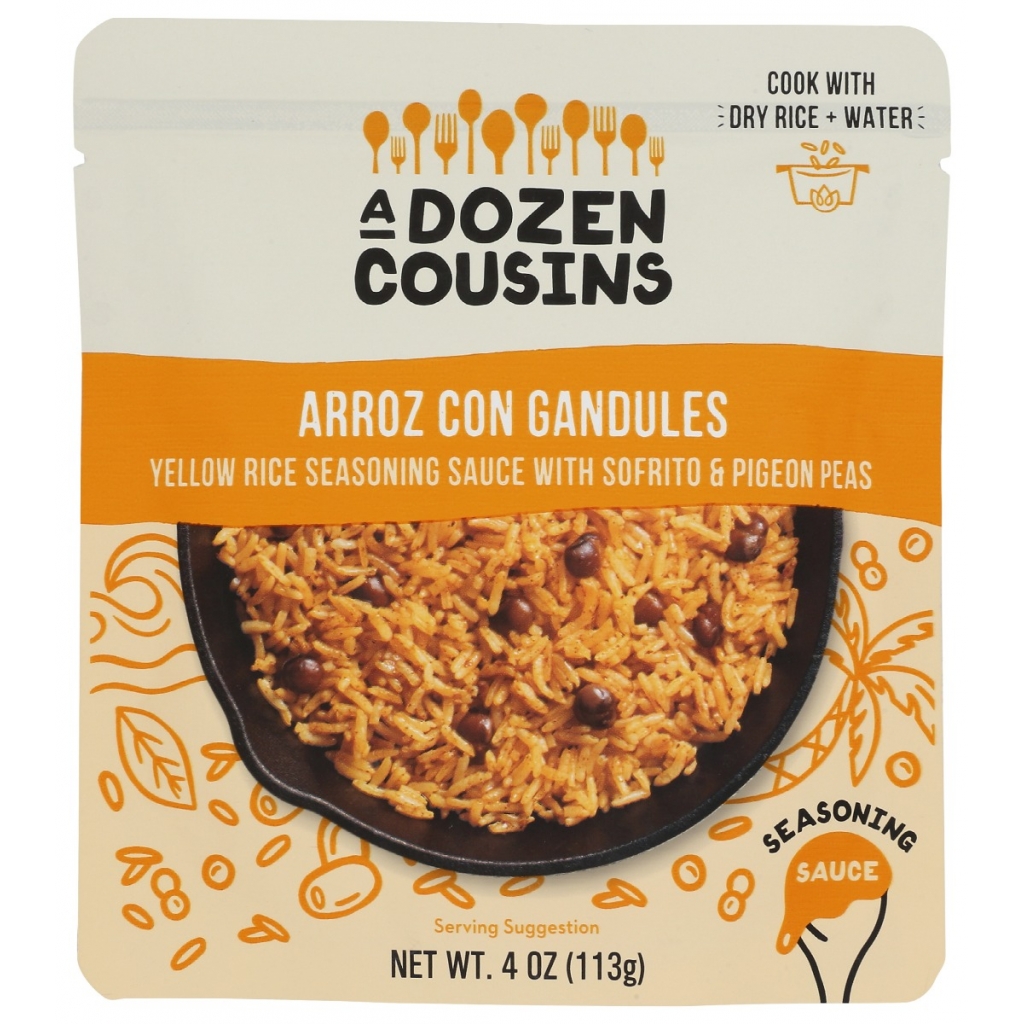 A Dozen Cousins Arroz Con Gandules Seasoning Sauce, 4 oz