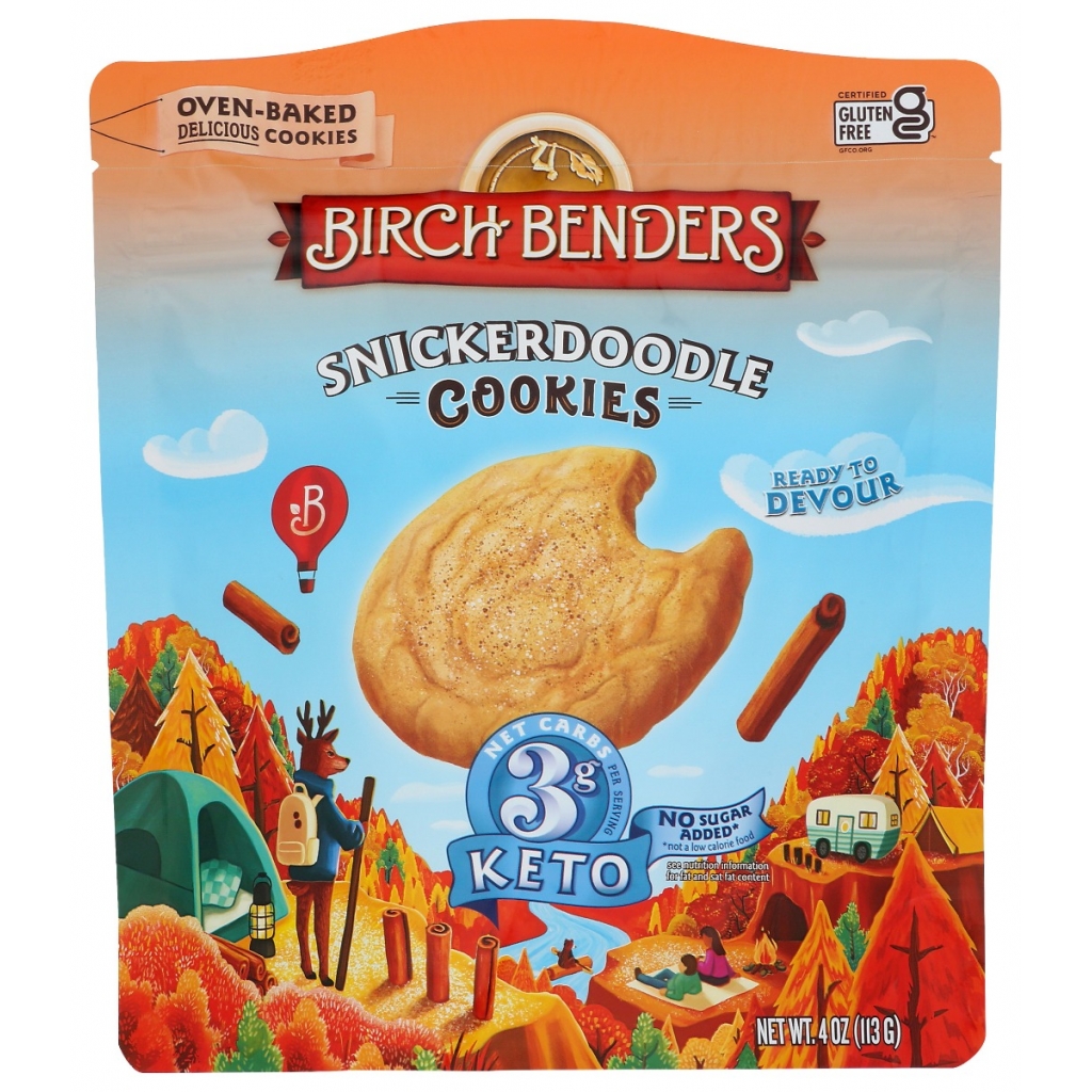 Keto-Friendly Snickerdoodle Cookies - 4 oz