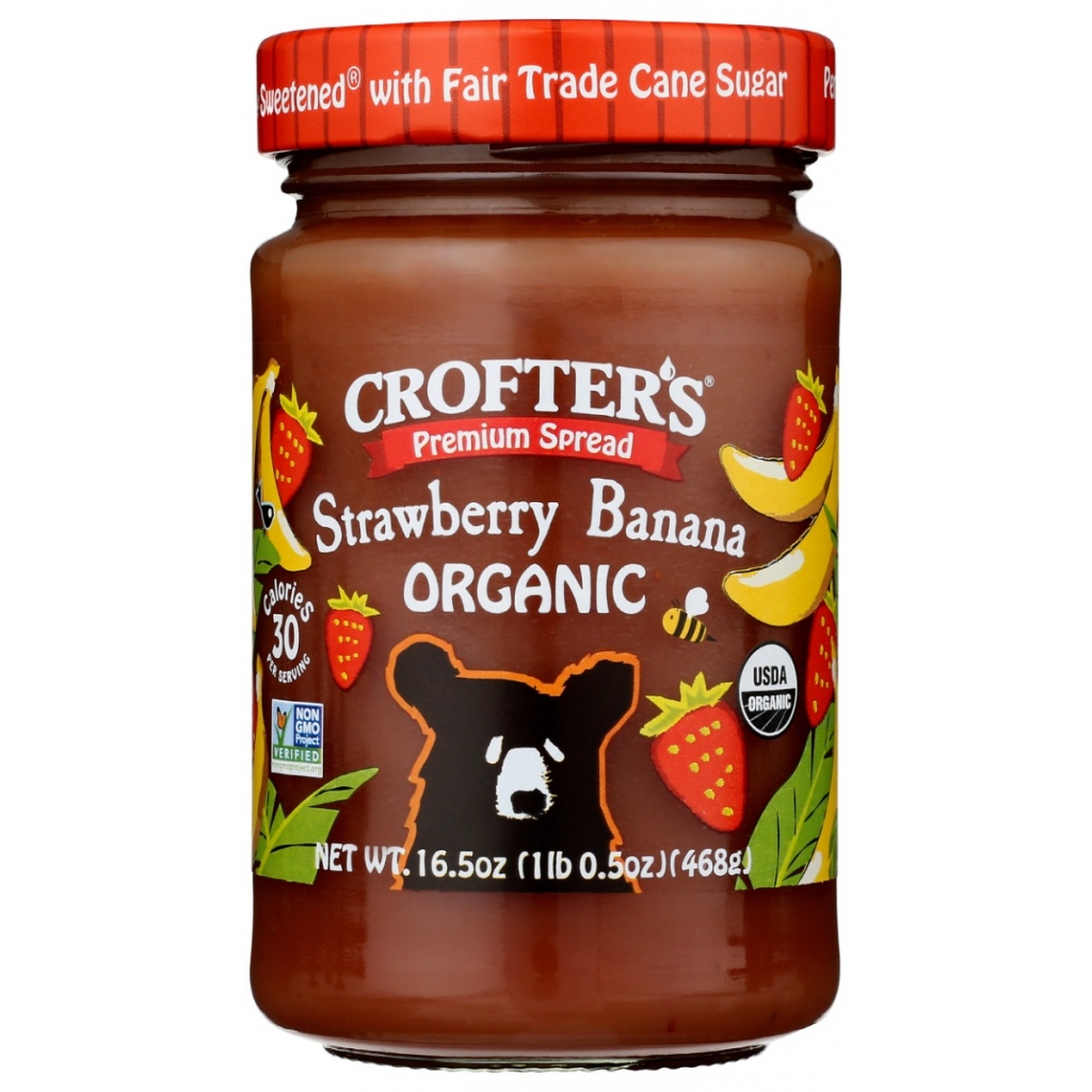 Organic Strawberry Banana Spread