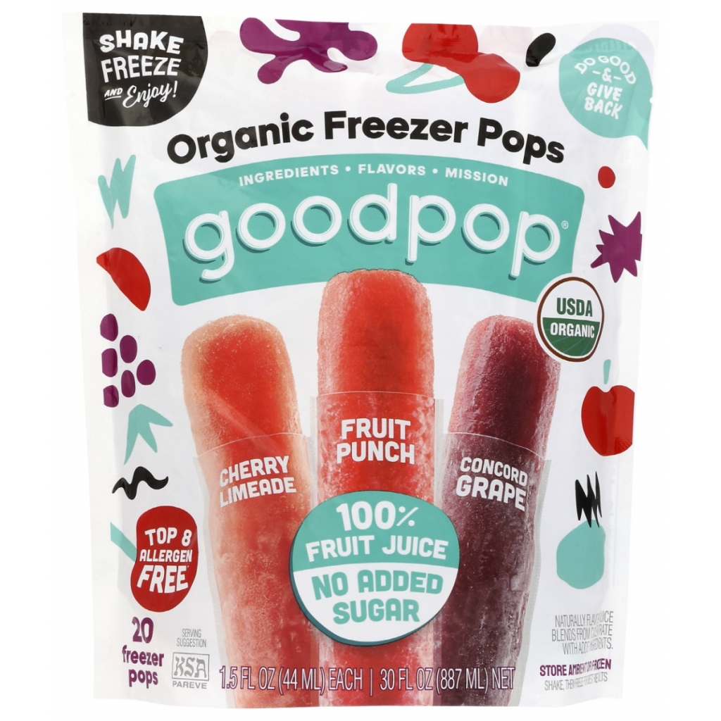 Organic Freezer Pops - 20 Count