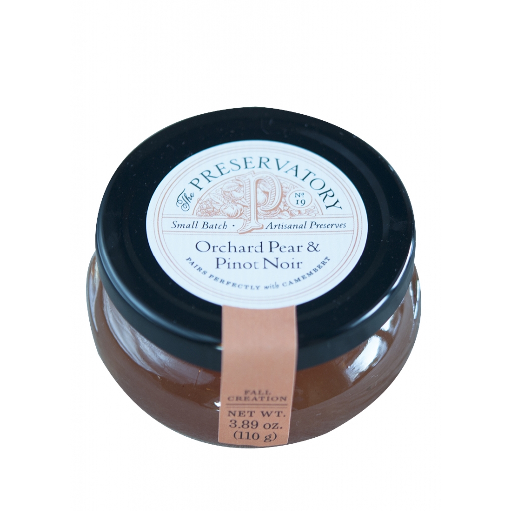 Orchard Pear & Pinot Noir Preserves, 3.89 oz - Gourmet Indulgence