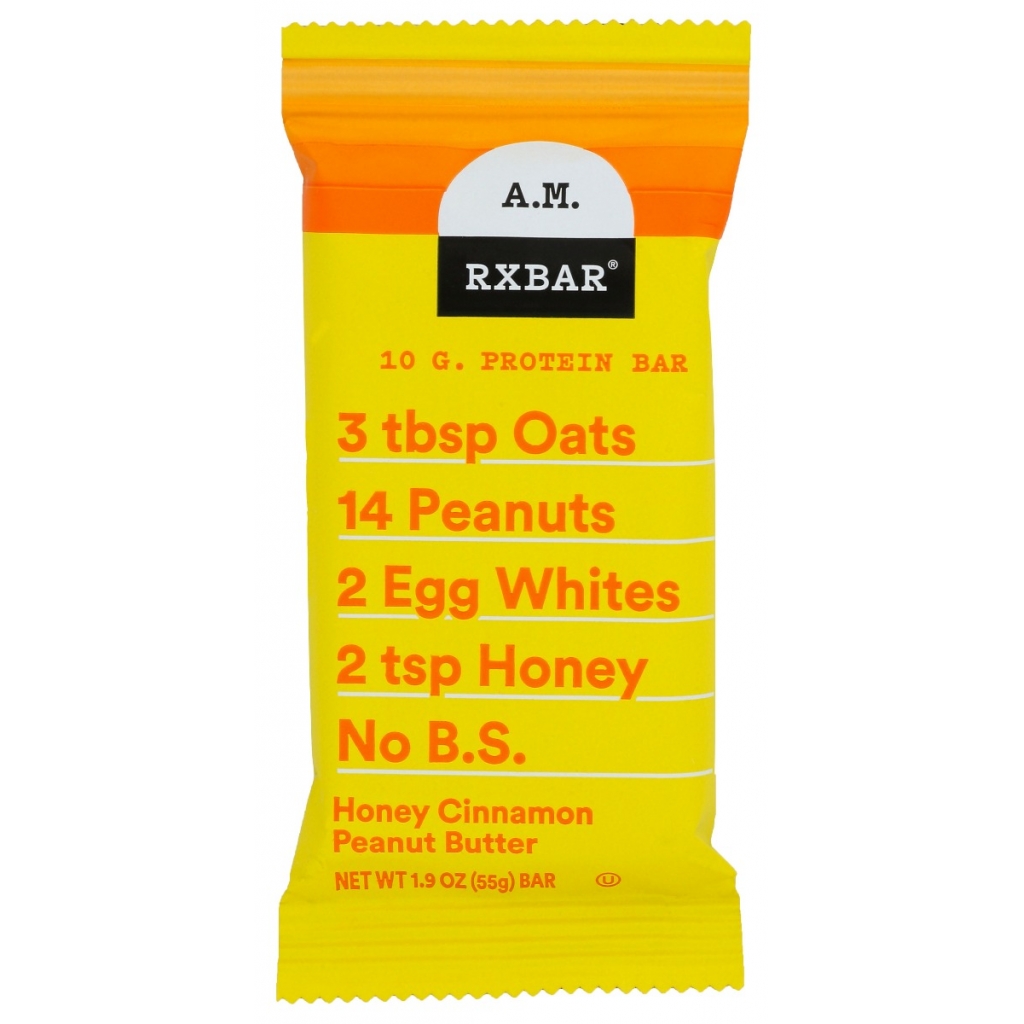 Honey Cinnamon Peanut Butter Protein Bar - 1.9 oz