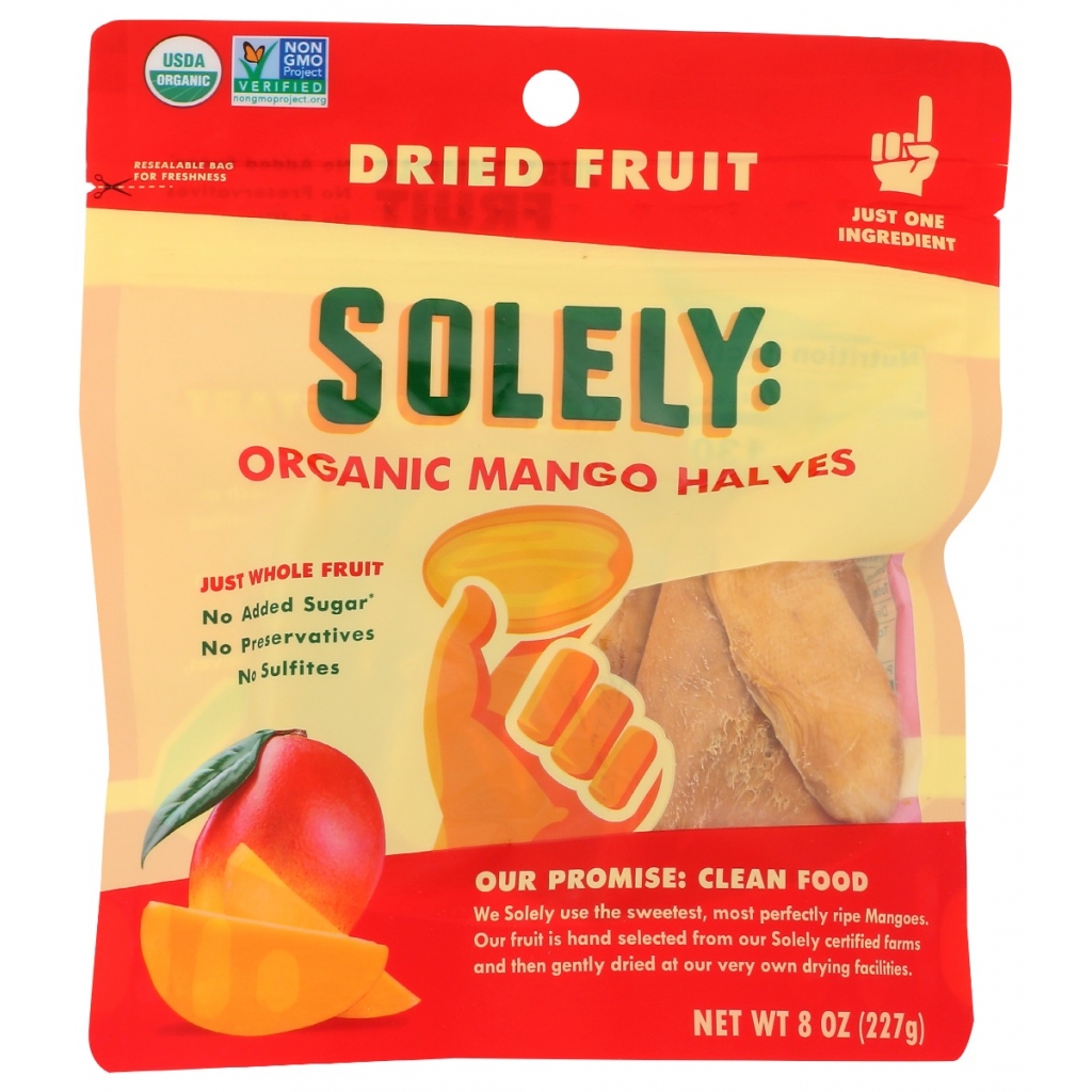 Organic Dried Mango Halves — Naturally Sweet Snack