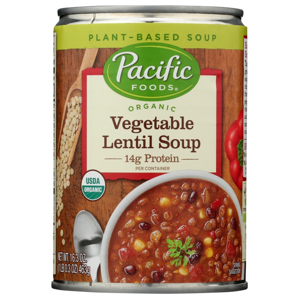 Organic Lentil Vegetable Soup