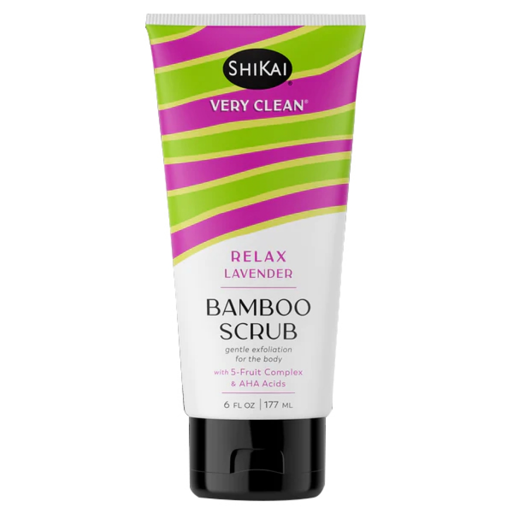 Very Clean Relax Lavender Bamboo Body Scrub - 6 fl oz