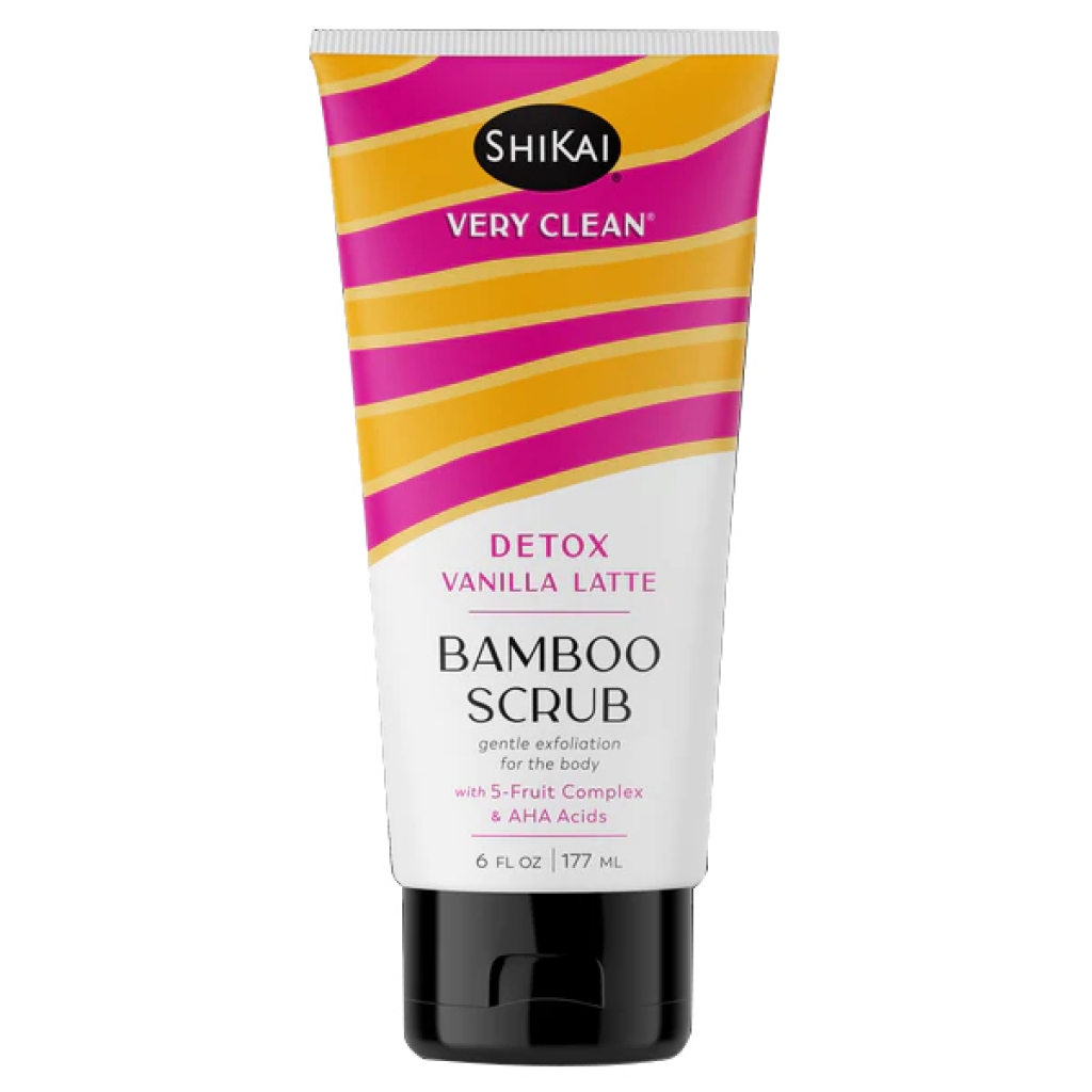 Very Clean Detox Vanilla Latte Bamboo Scrub, 6 fl oz