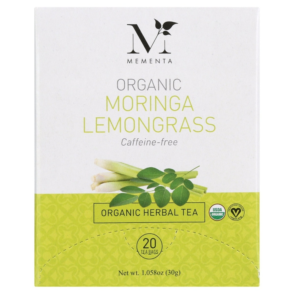 Organic Moringa Lemongrass Tea - 20 CT