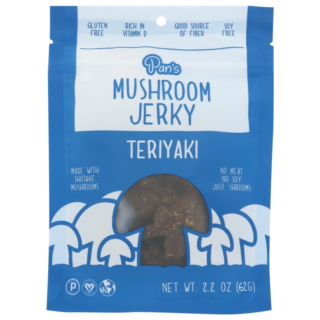 Teriyaki Shiitake Mushroom Jerky - 2.2 oz