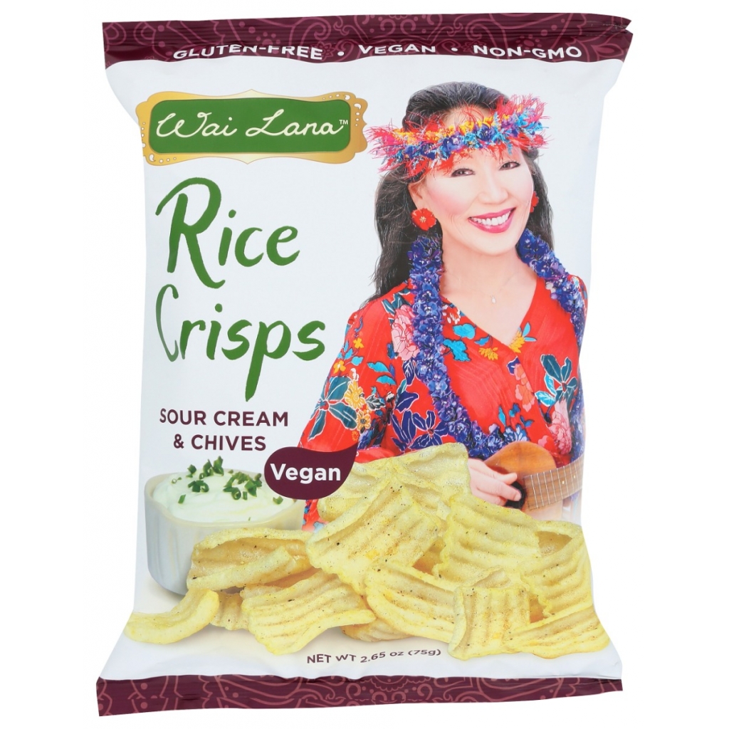 Sour Cream & Chive Rice Crisps for Delicious Snacking