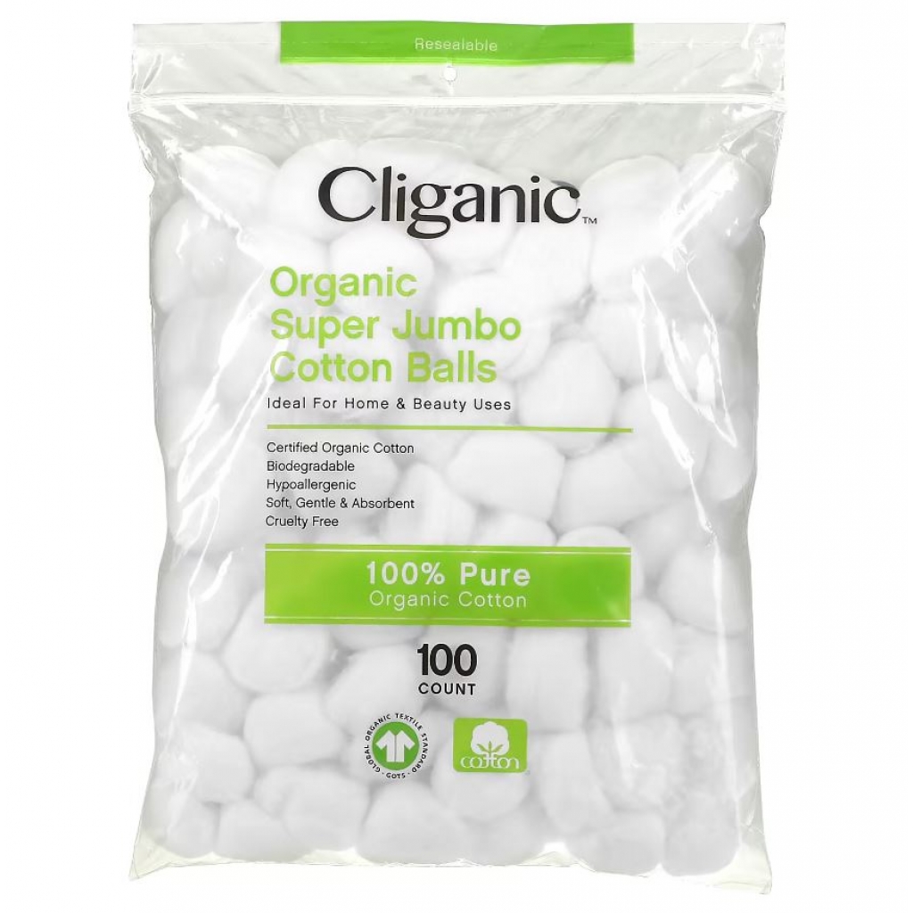 Organic Super Jumbo Cotton Balls