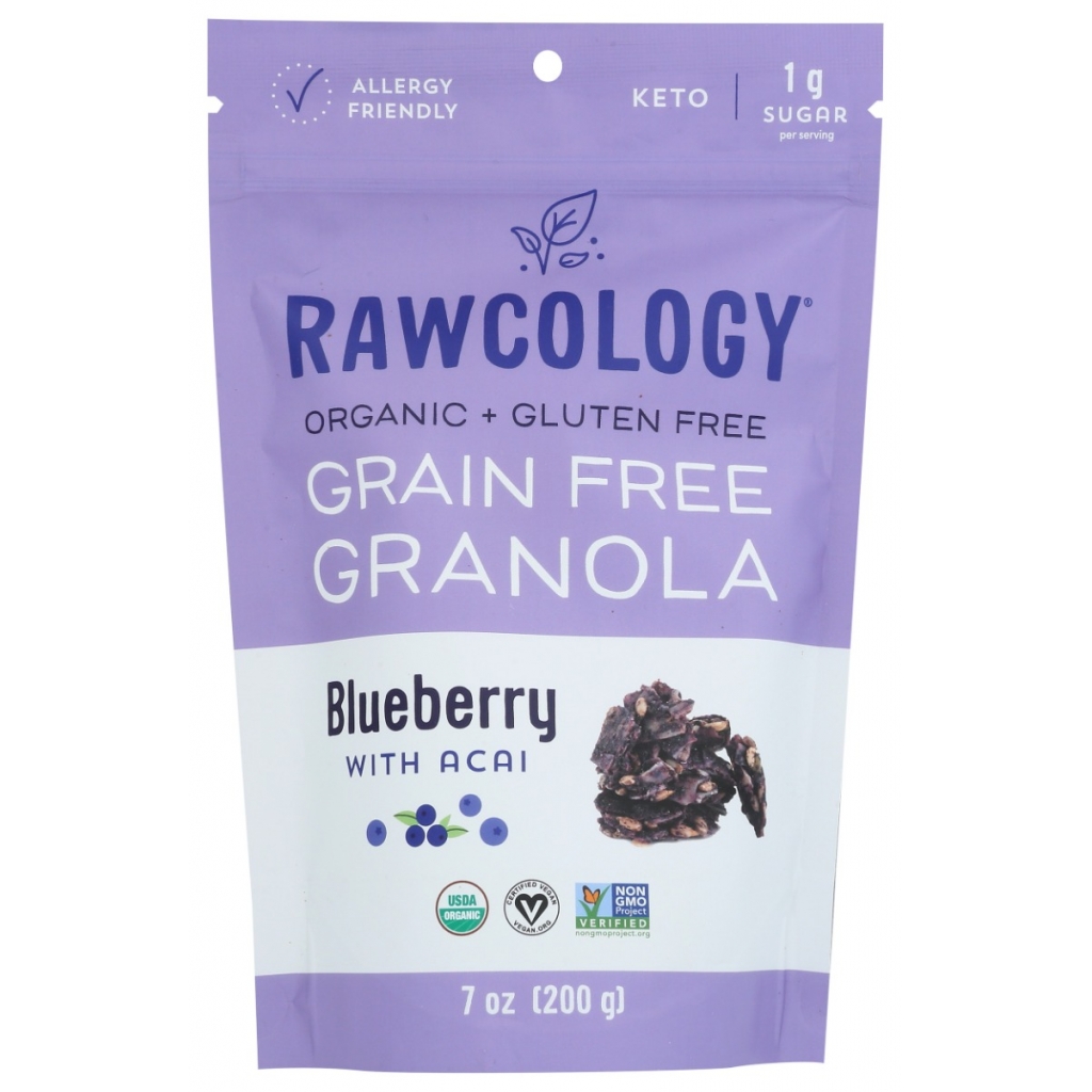 Gluten-Free Blueberry with Acai Granola - 7 oz - Superfood Snack