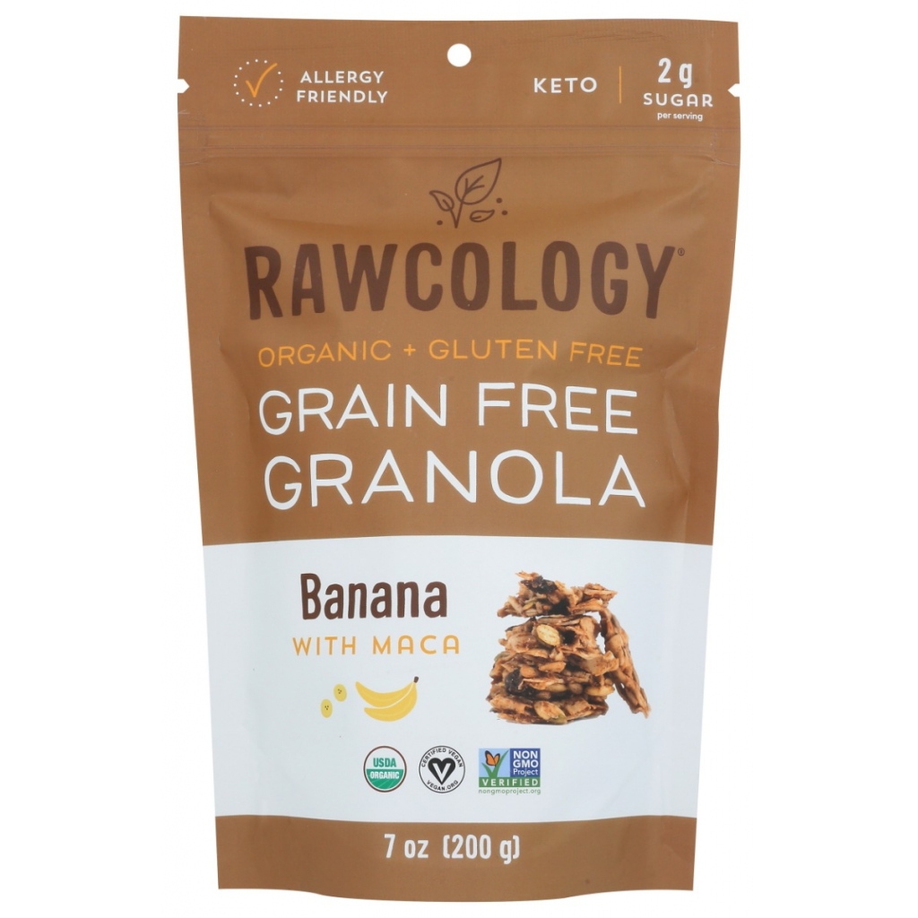 Organic Gluten-Free Banana and Maca Granola - 7 oz