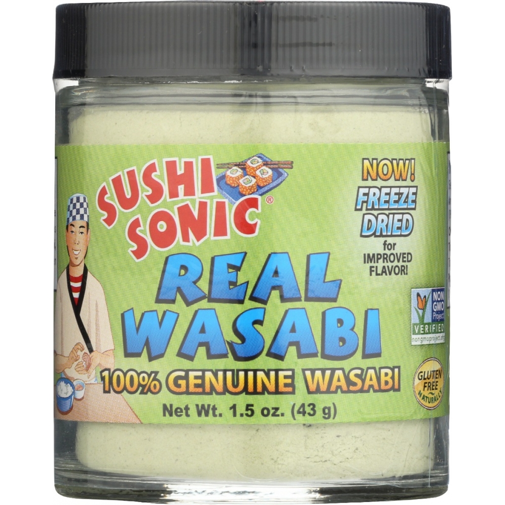 100% Authentic Freeze Dried Wasabi Powder, 1.5 oz