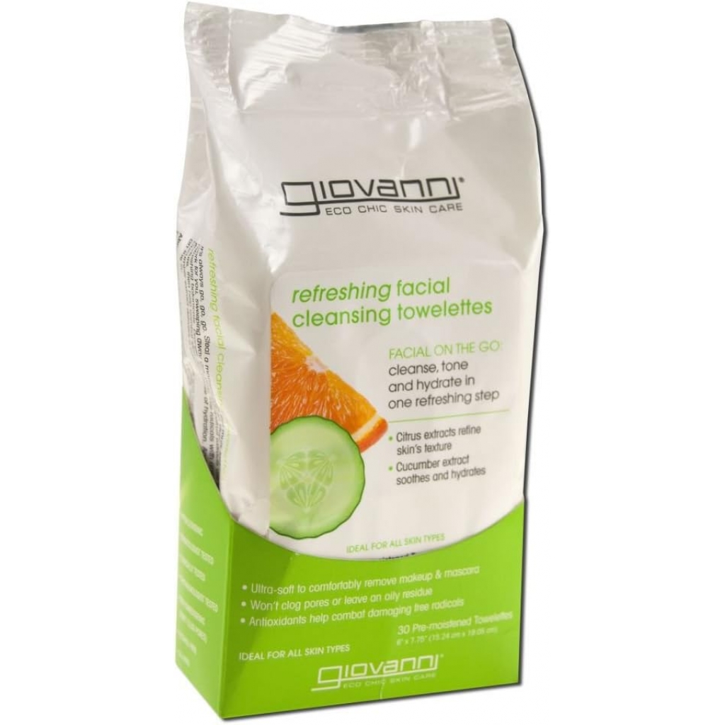 Refreshing Facial Cleansing Towelettes - 30 ct