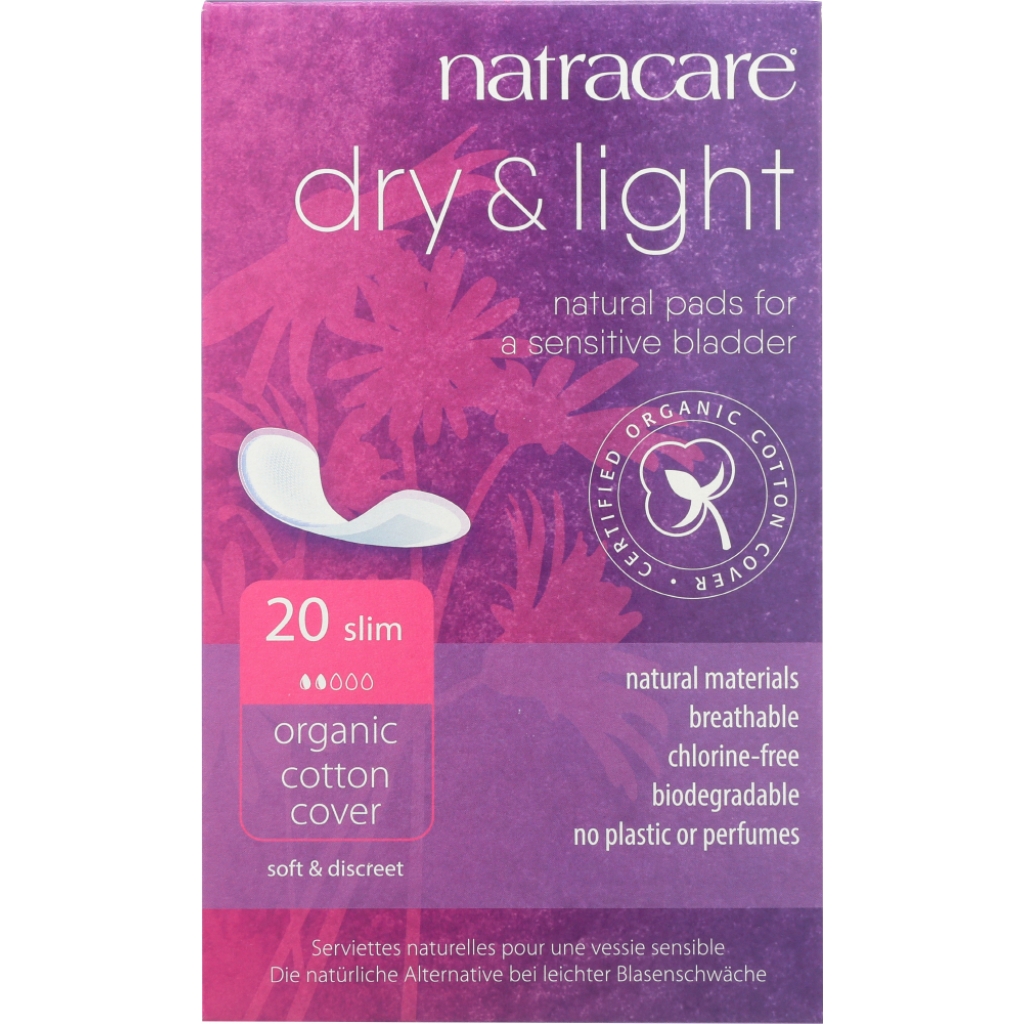 Incontinence Dry & Light Pads, 20 pc