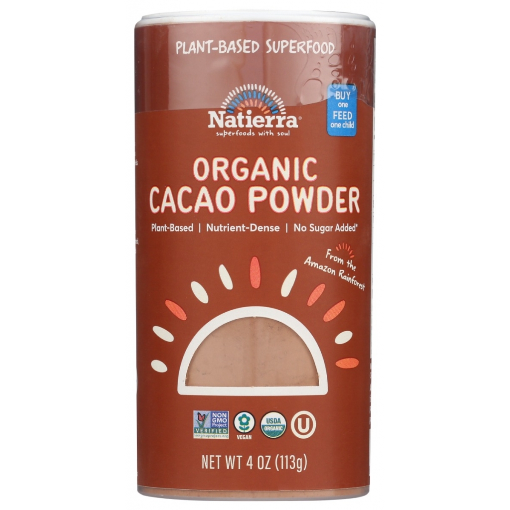 Natierra Himalania Organic Cacao Powder - Shaker