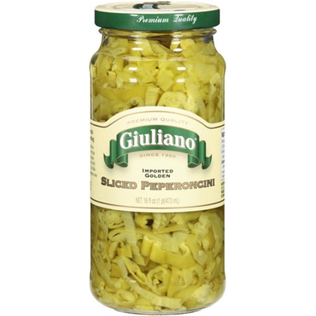 Giulianos’ Golden Sliced Greek Peperoncini