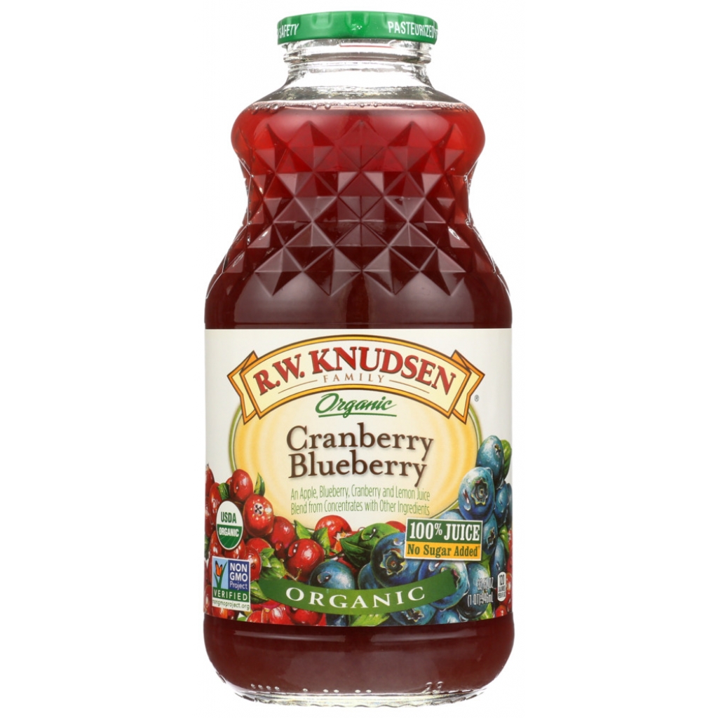 Organic Cranberry Blueberry Juice, 32 oz