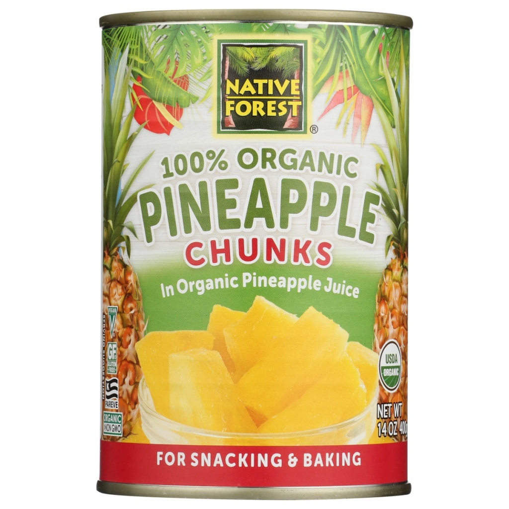 Native Forest Organic Pineapple Chunks - 14 oz