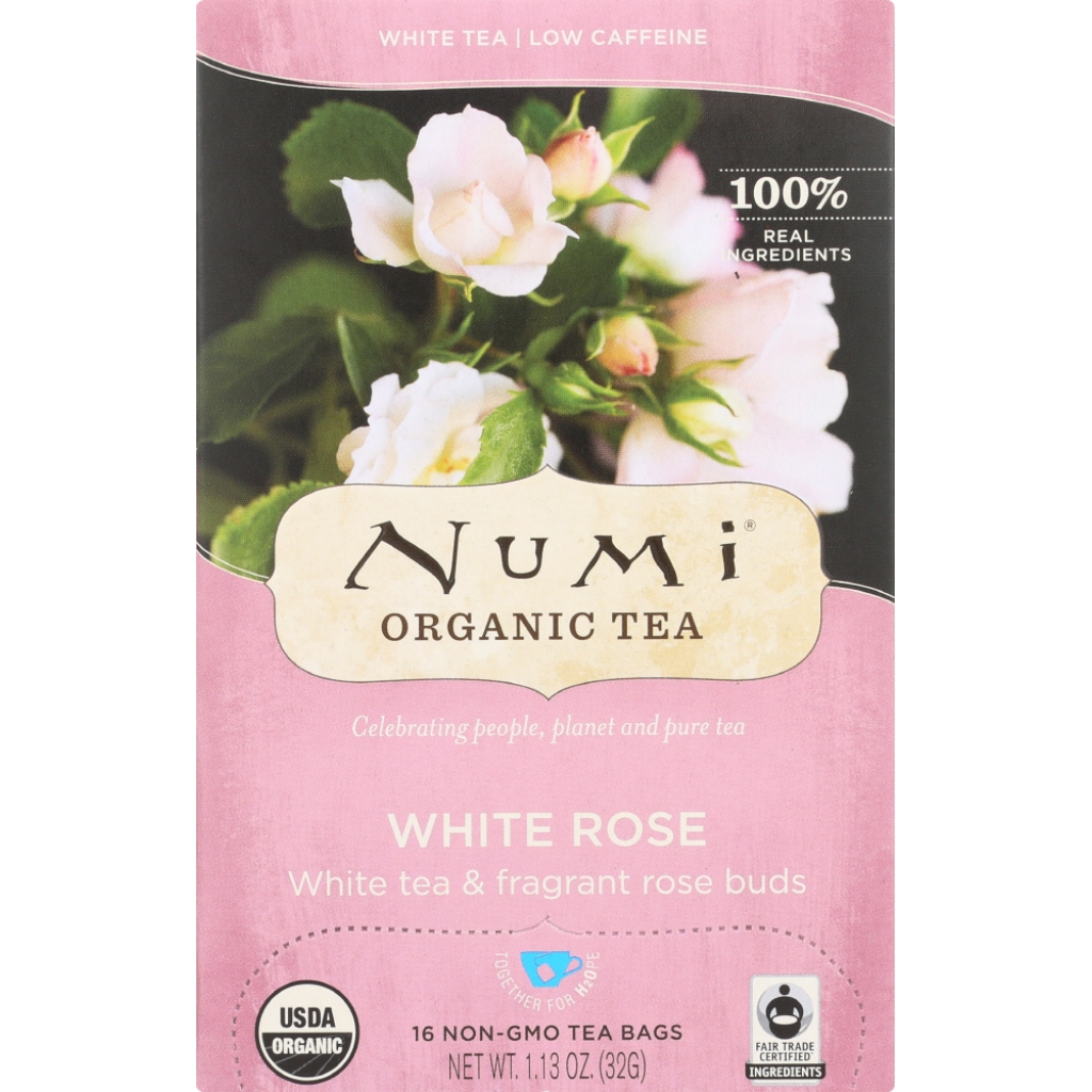 Organic White Tea with White Rose - 16 Bags