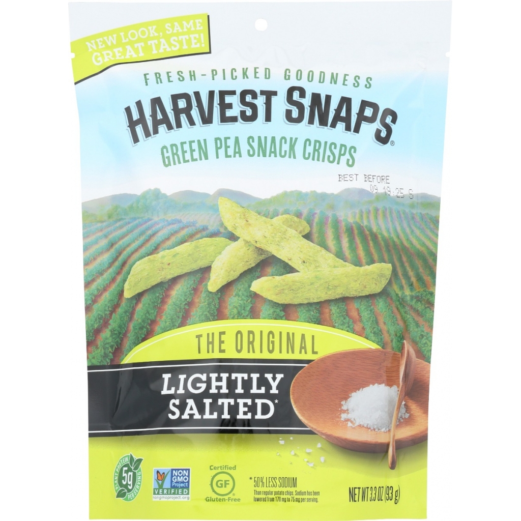 Harvest Snaps Lightly Salted Snack Crisps, 3.3 oz