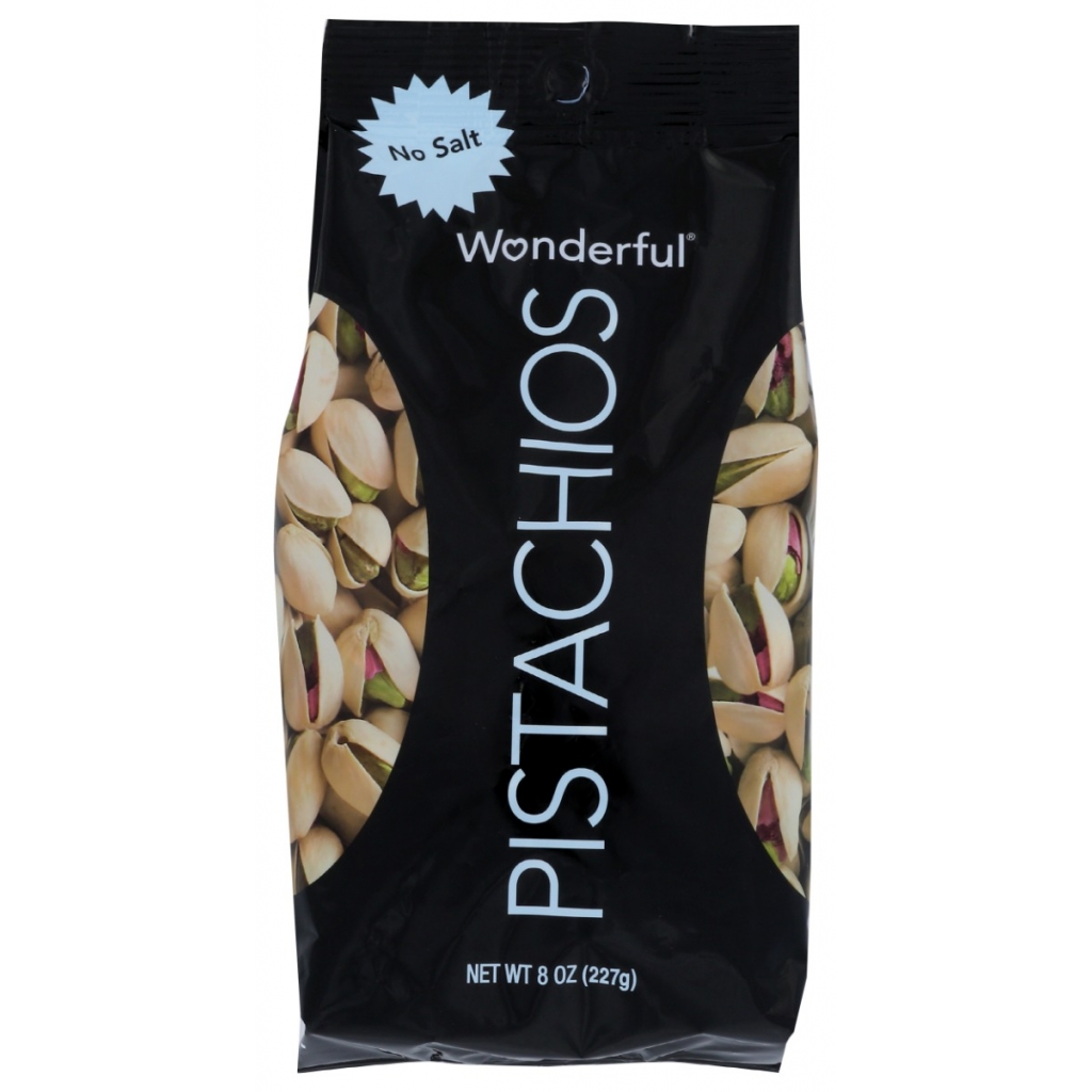 Sodium-Free Roasted Unsalted Pistachios - 8 oz, Nutty Goodness