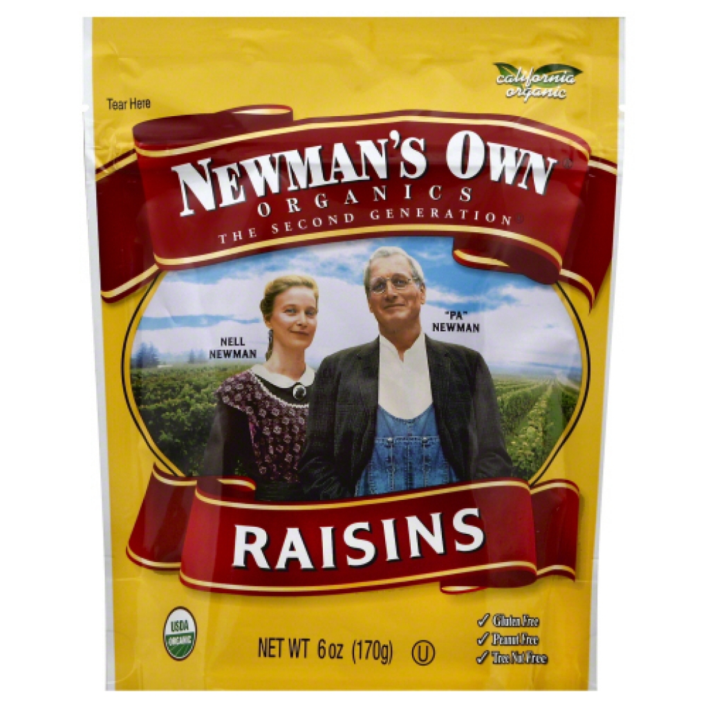 Organic Raisins Zipbag, 6 oz