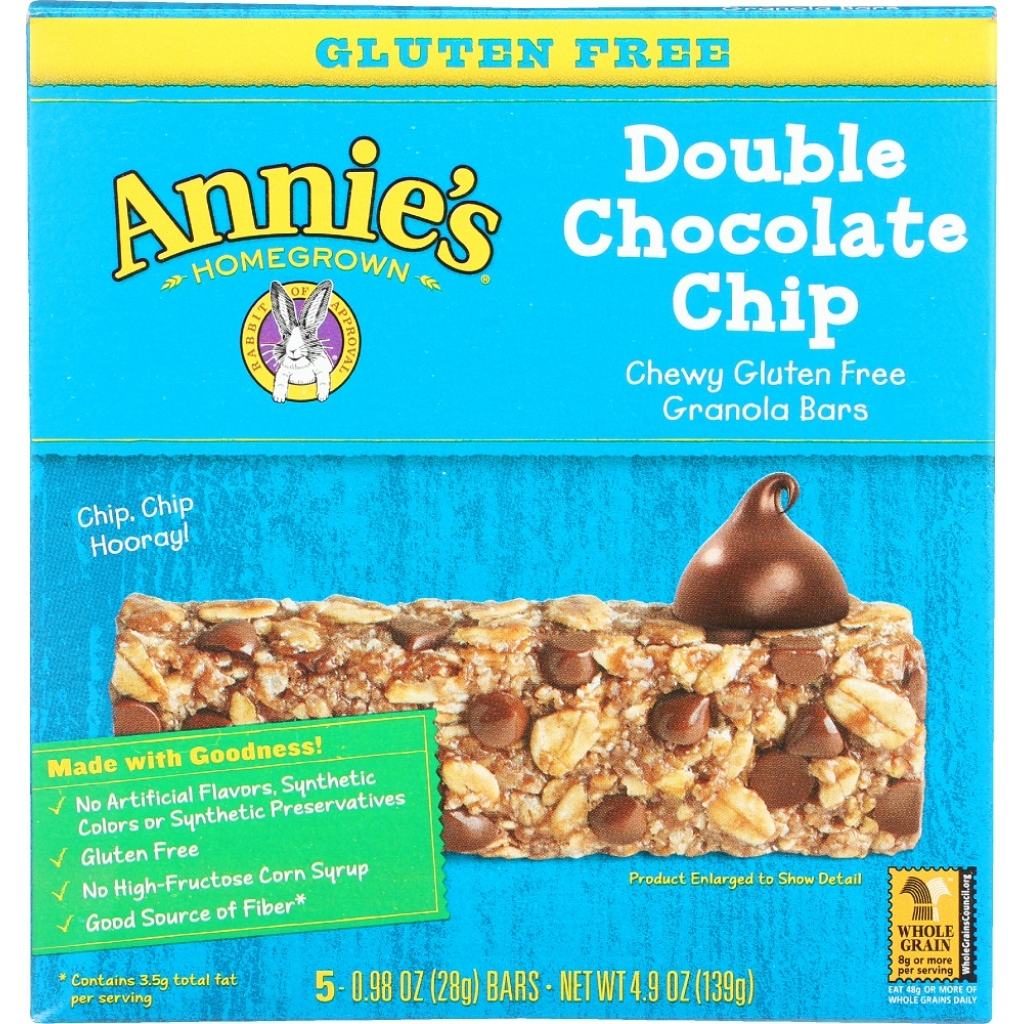 Double Chocolate Chip Granola Bars, 4.9 oz