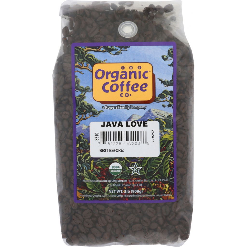 Organic Java Love Whole Bean Coffee - 2 lb