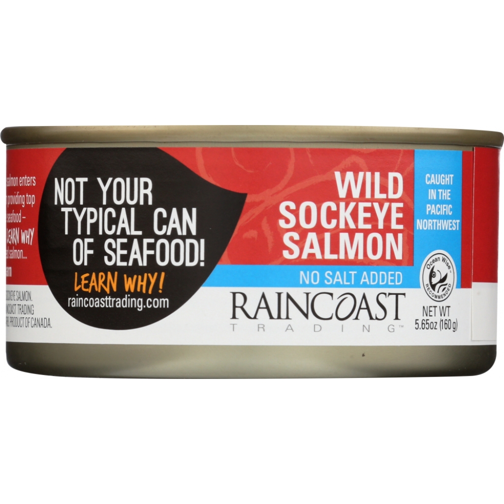 Wild Sockeye Salmon No Salt Added - 5.65 oz