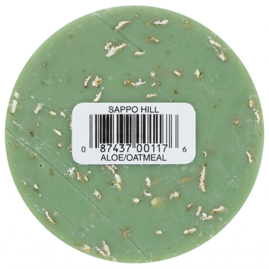 Sappo Hill Aloe Oatmeal Soap, 3.5 oz