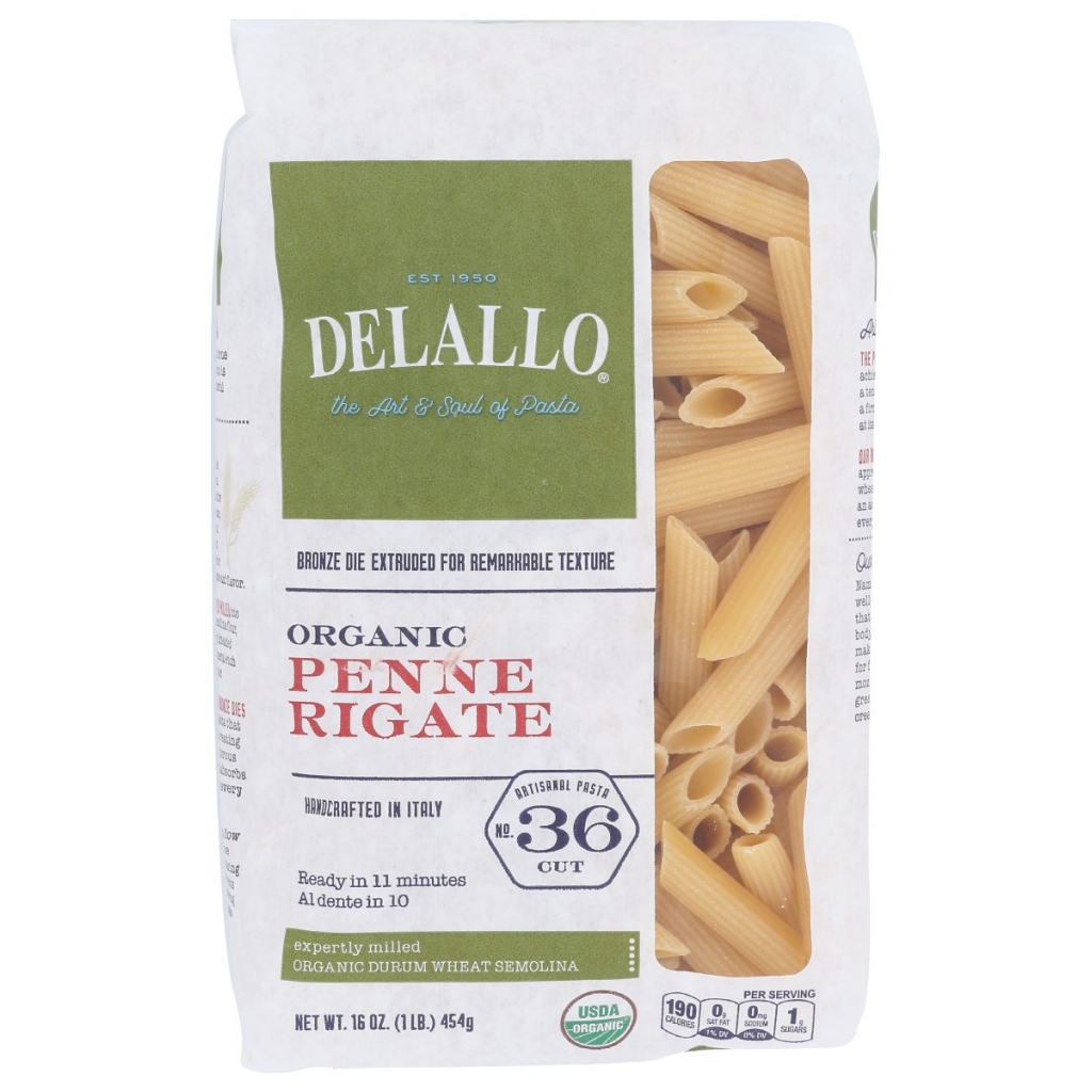 Organic Penne Rigati Pasta