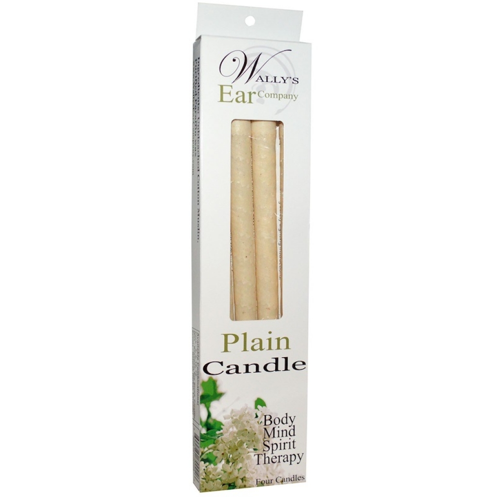 Ear Candle Natural Paraffin, 4 pack